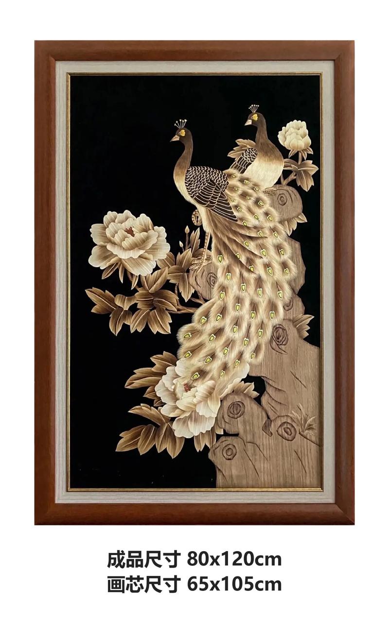 非遗麦秆画,#纯手工打造 #感受国画的意境之美 #家居挂画