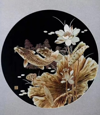 芦俊侠的麦秸画