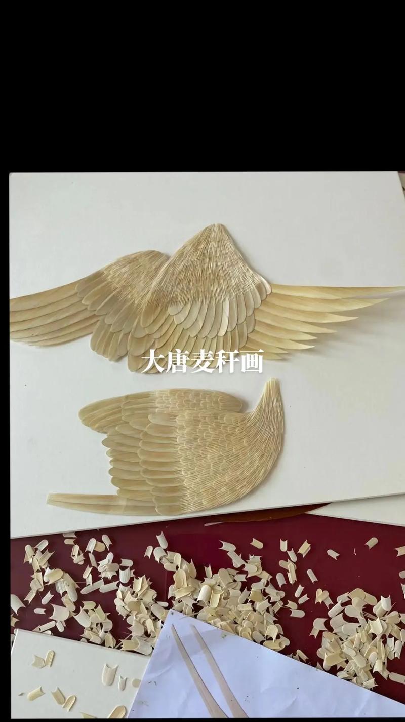 非遗文化 #麦秆画半成品#匠心精神 #纯手工打造