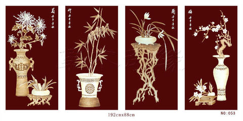 精美的中国传统麦秸画艺术(二)