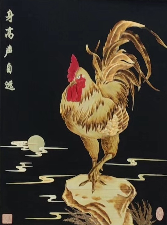 芦俊侠的麦秸画 匠心编织的自然之美